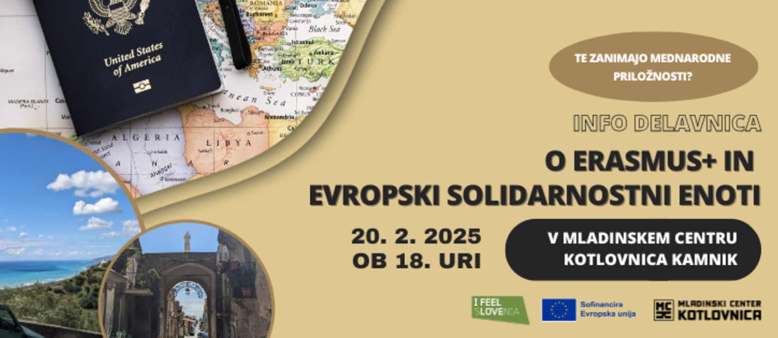 Info delavnica o Erasmus+ in Evropski solidarnostni enoti