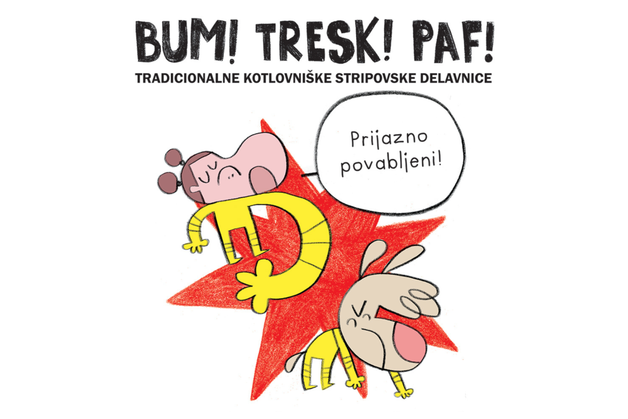 BUM! TRESK! PAF! tradicionalne kotlovniške delavnice stripa