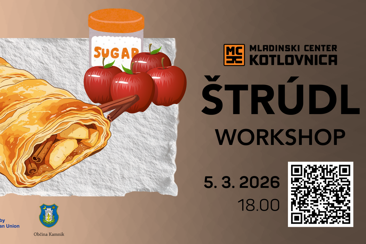 Štrúdl delavnica – speci si štrudl 1 / ZAPOLNJENO