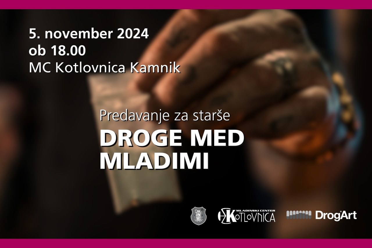 Predavanje za starše - Droge med mladimi