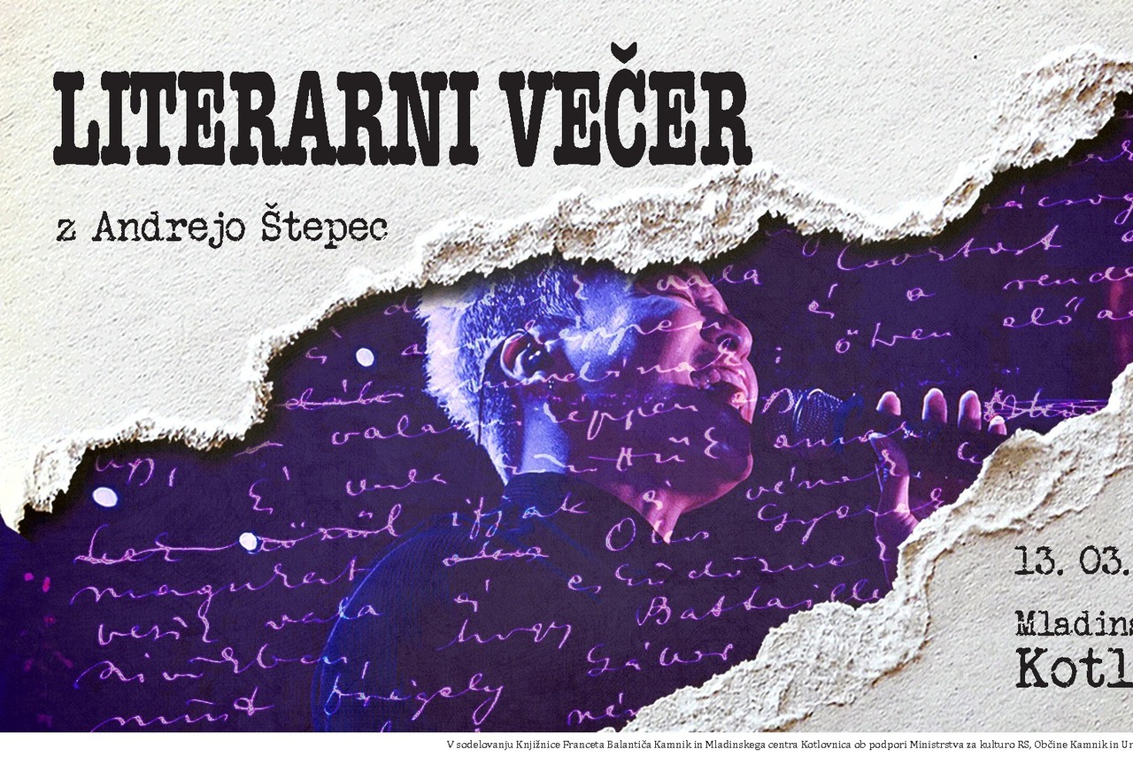 Literarni večer z Andrejo Štepec