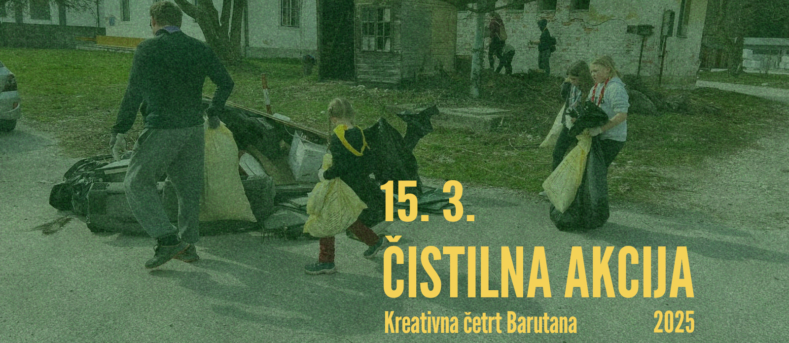 Čistilna akcija v Kreativni četrti Barutana 2025