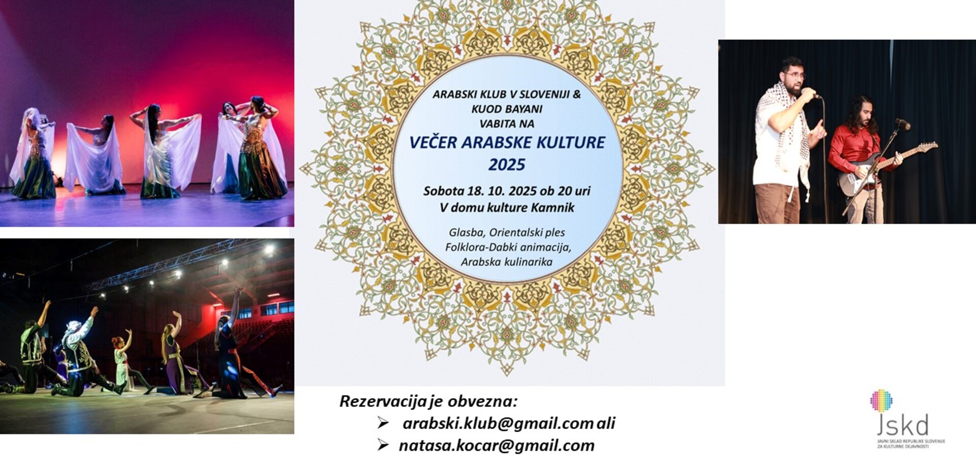 Arabski kulturni večer 2025
