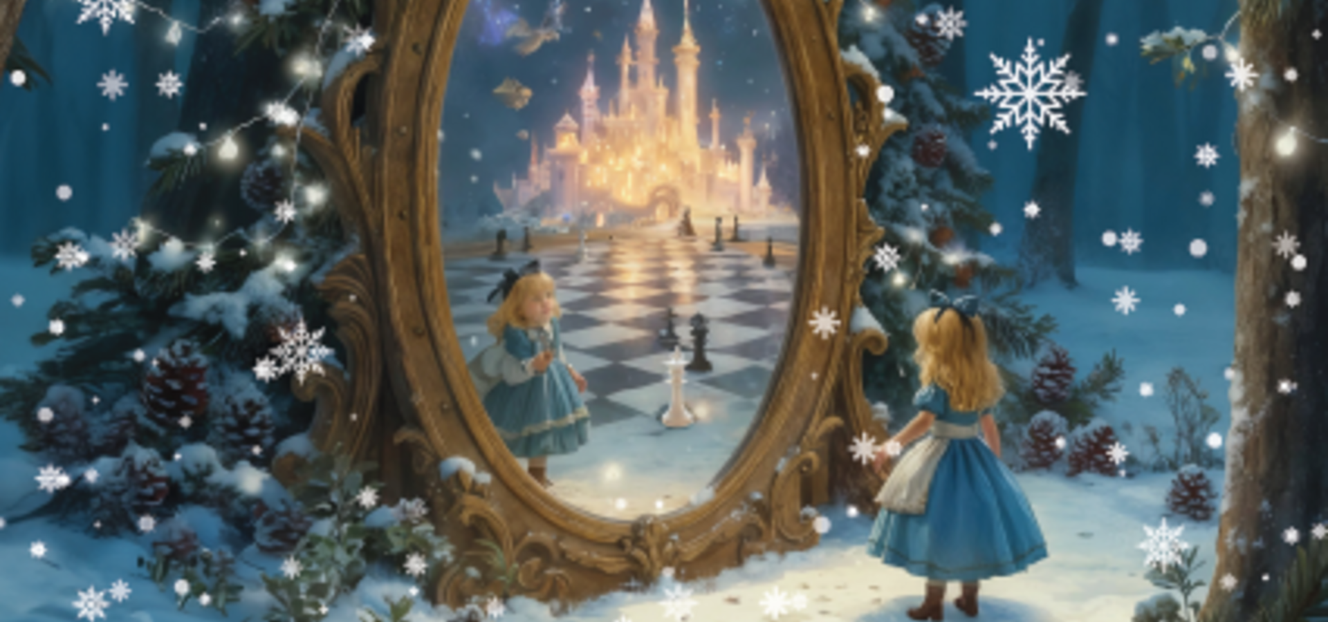 Alica in čarobno novoletno zrcalo
