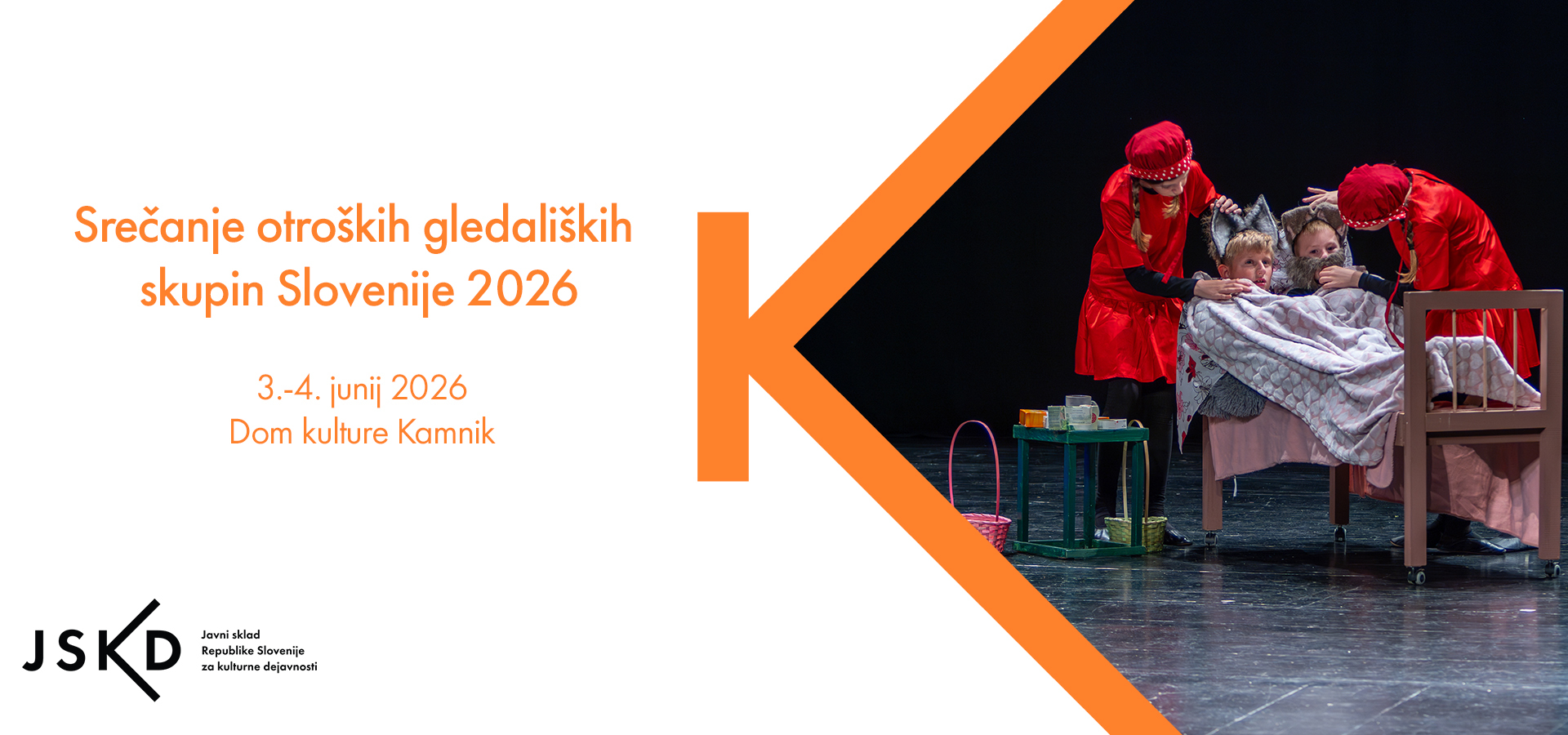 JSKD OI Kamnik: Srečanje gledaliških skupin Slovenije 2026