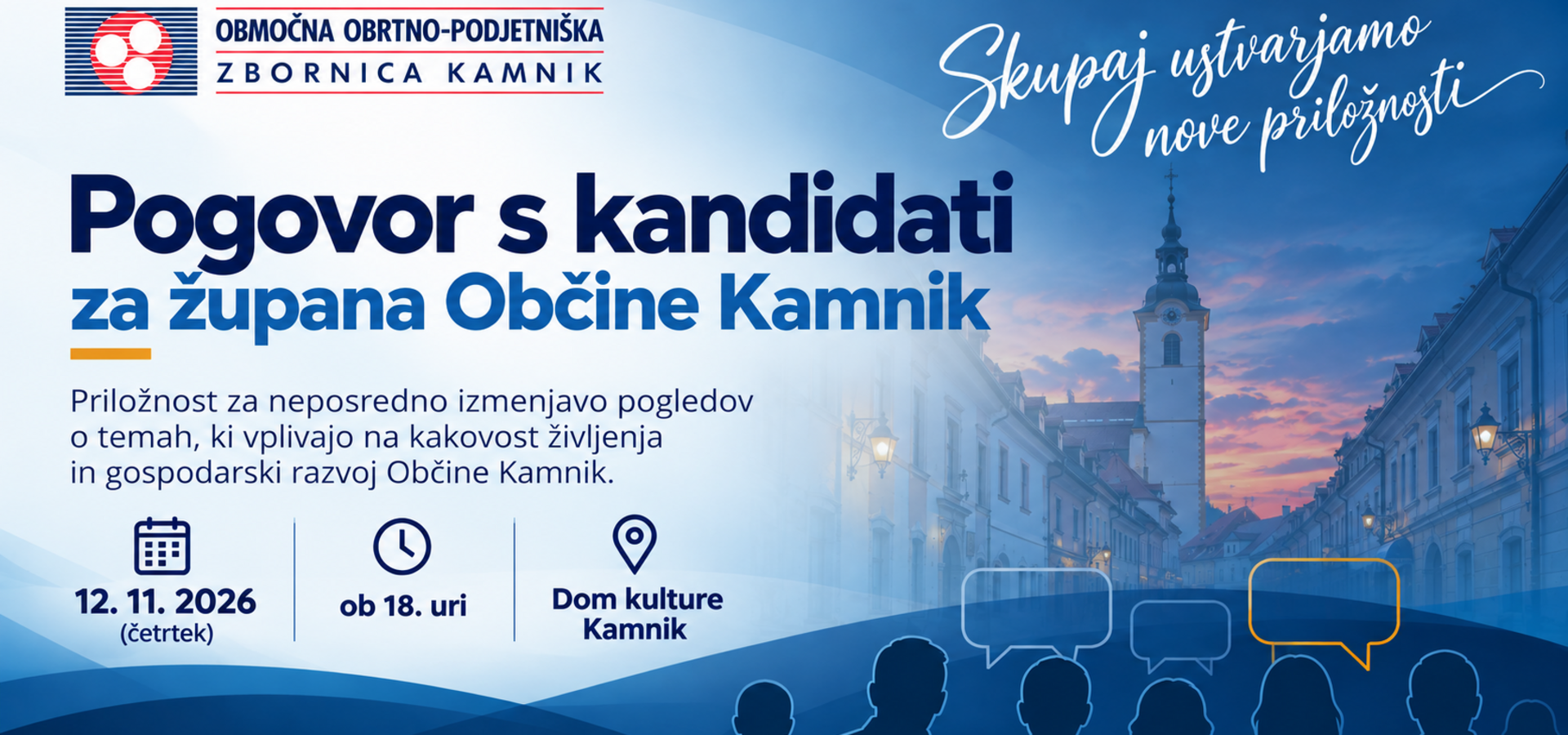 KAMNIK 2026 | POGOVOR S KANDIDATI ZA ŽUPANA OBČINE KAMNIK