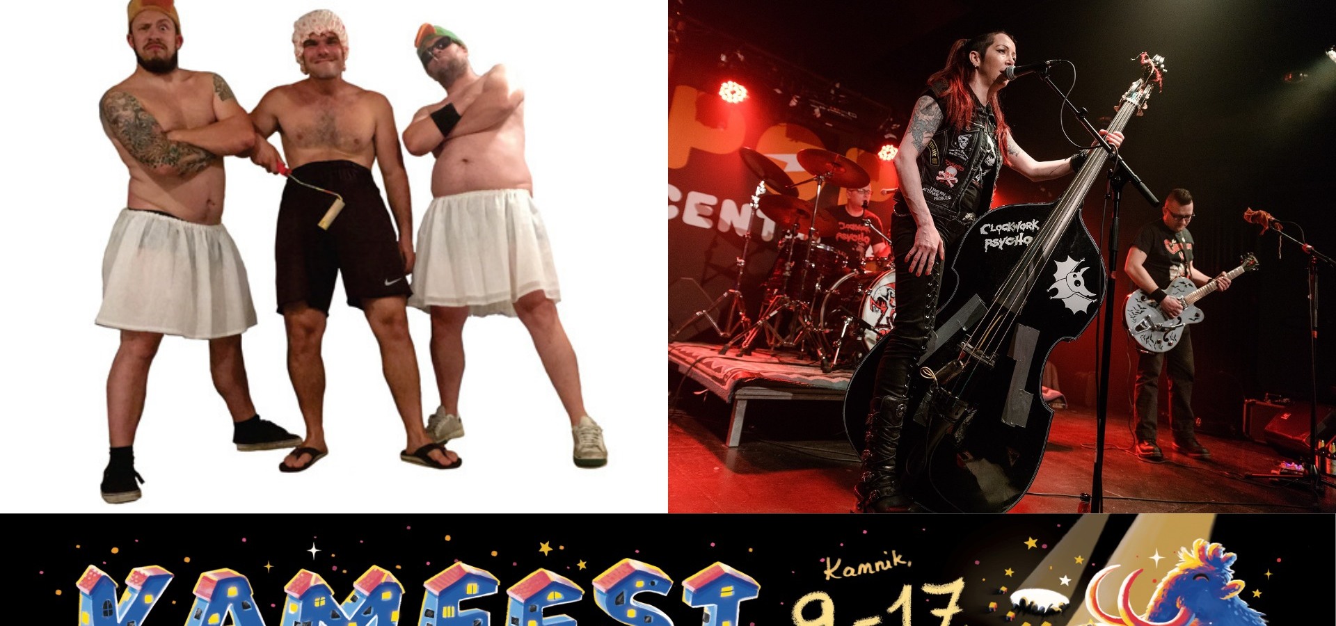 Kamfest 2024 // Clockwork Psycho in Loose Cannon & The Ordinary Maniacs // sreda, 14.8.