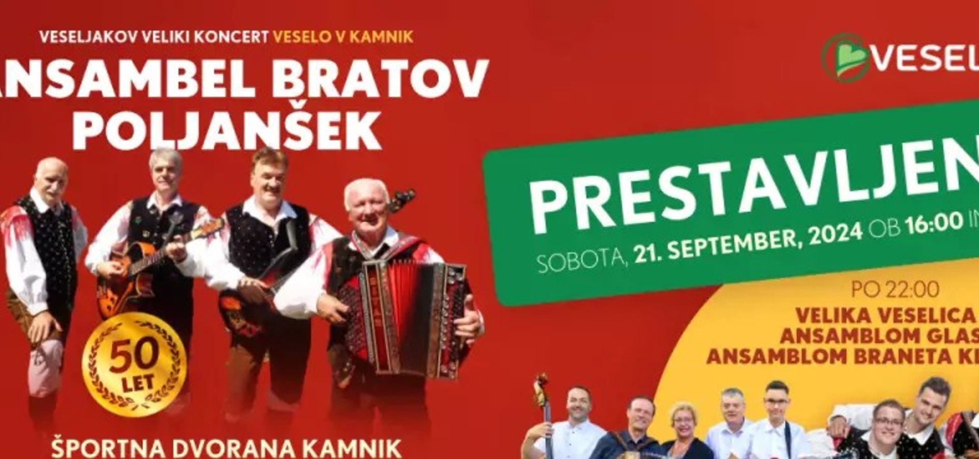 Ansambel bratov Poljanšek 50 let