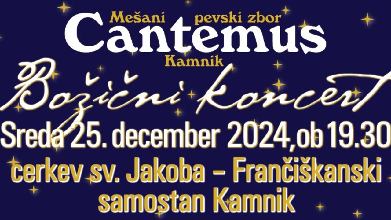 MePZ Cantemus  -  Božični koncert