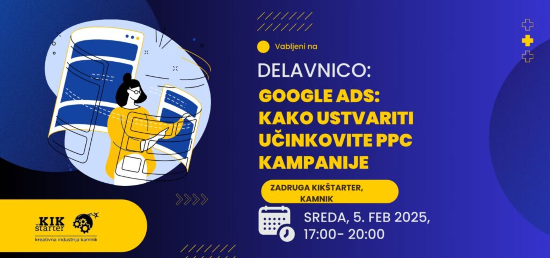 Delavnica: Google ads: Kako ustvariti učinkovite PPC kampanije