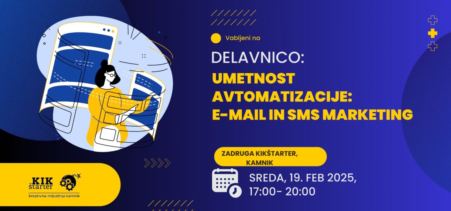 Delavnica: Umetnost avtomatizacije e-mail in SMS marketinga