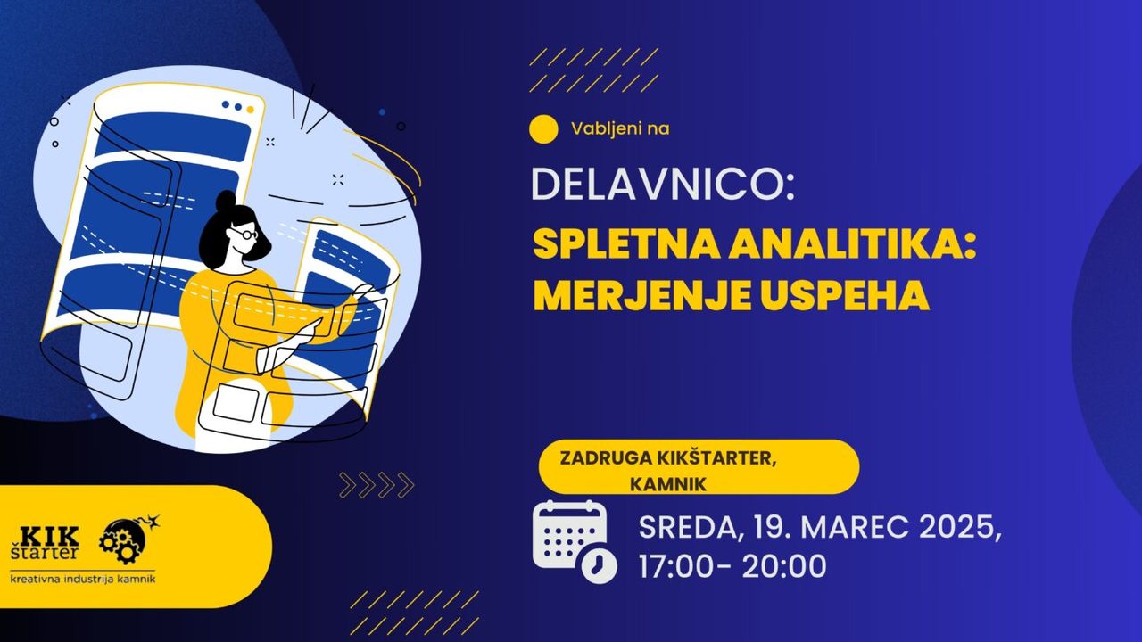 Delavnica: Spletna analitika- merjenje uspeha