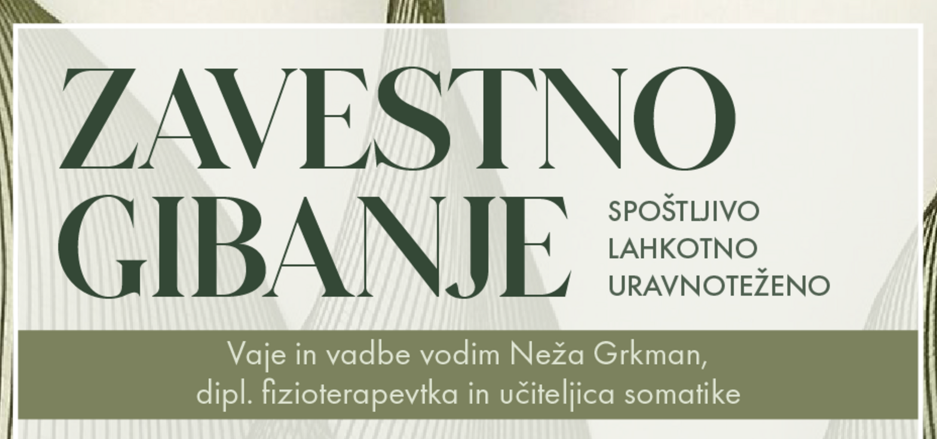 Vitalna hrbtenica in vadba za starejše