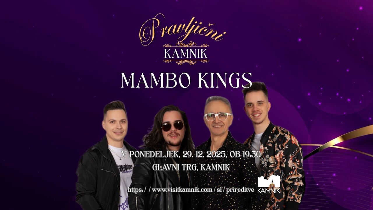 Pravljični Kamnik – prednovoletni koncert: Mambo Kings