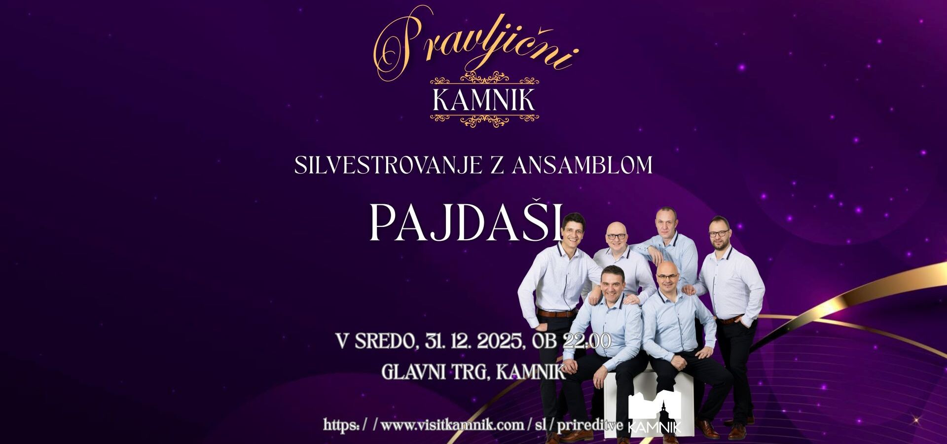 Pravljični Kamnik - prednovoletni koncert: silvestrovanje na prostem s Pajdaši