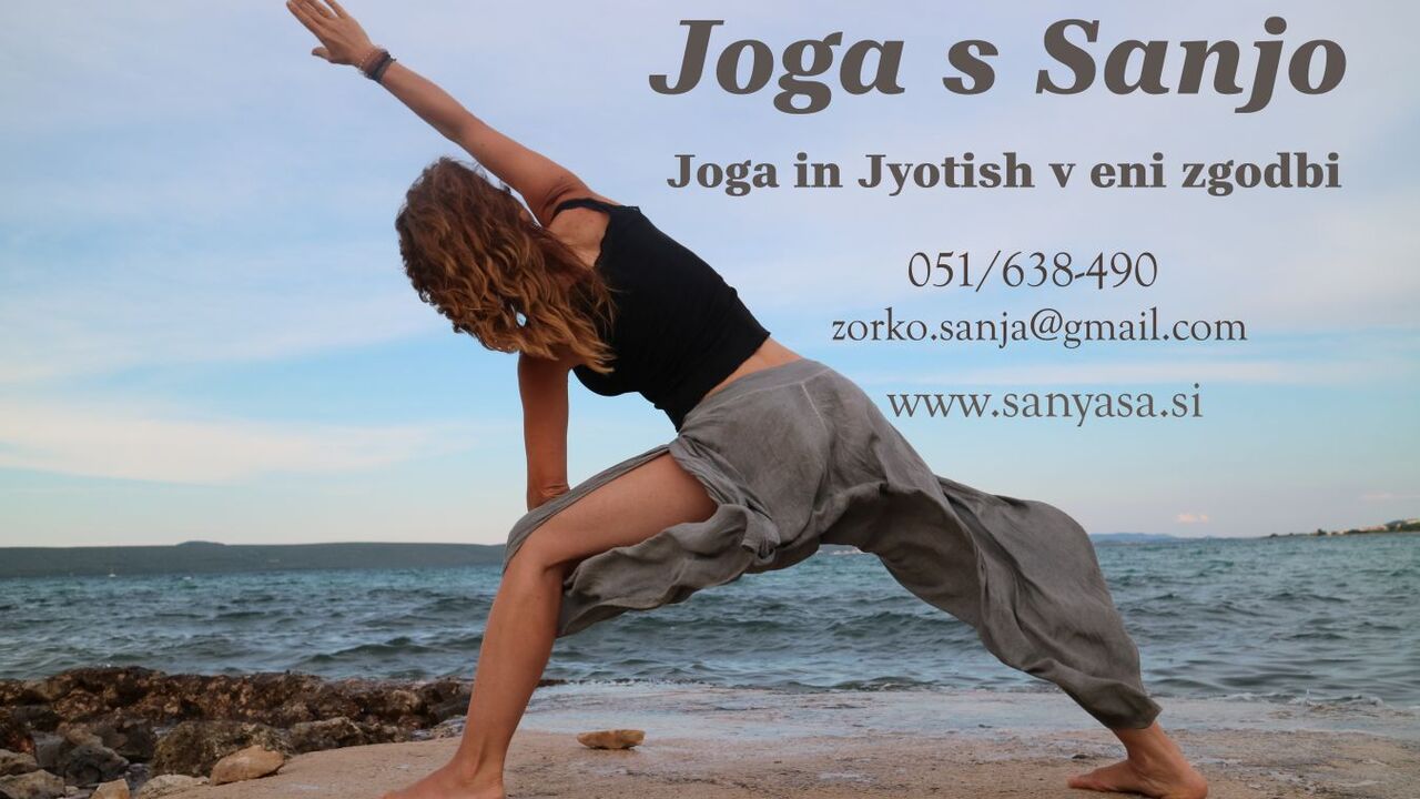 Joga s Sanjo - joga in jyotish v eni zgodbi, Mekinjski samostan, po-sr: 19:00-20:00