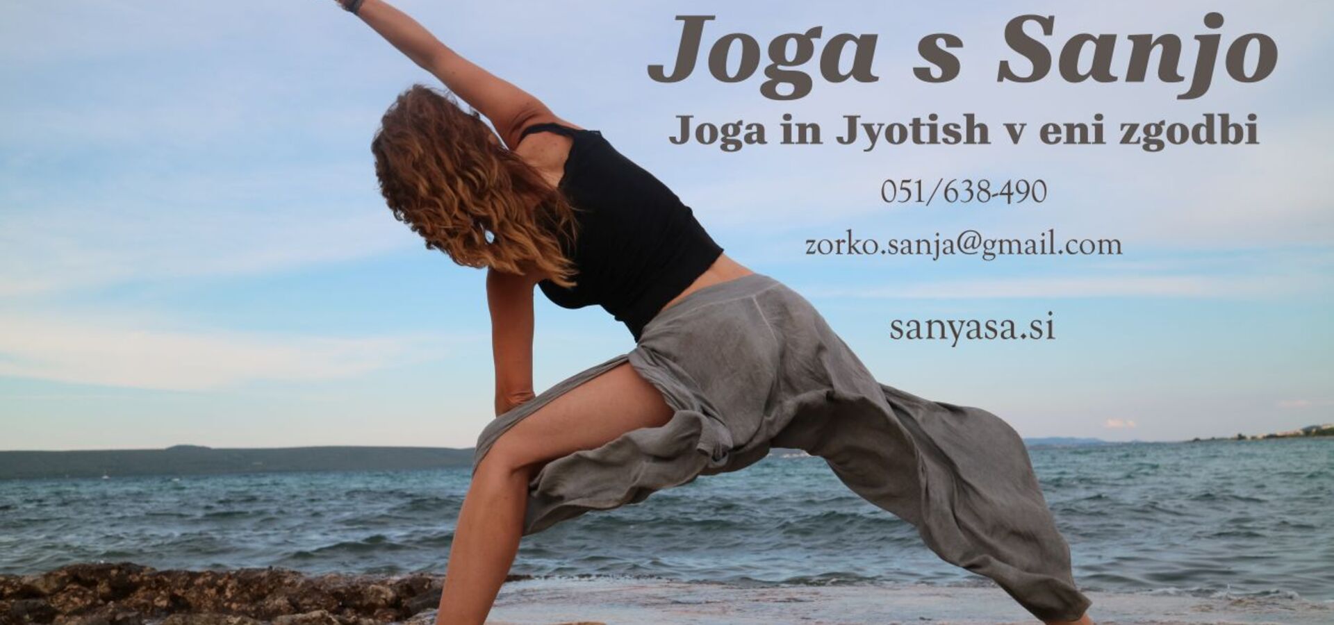 Joga s Sanjo - joga in jyotish v eni zgodbi, Mekinjski samostan, po-sr: 19:00-20:00