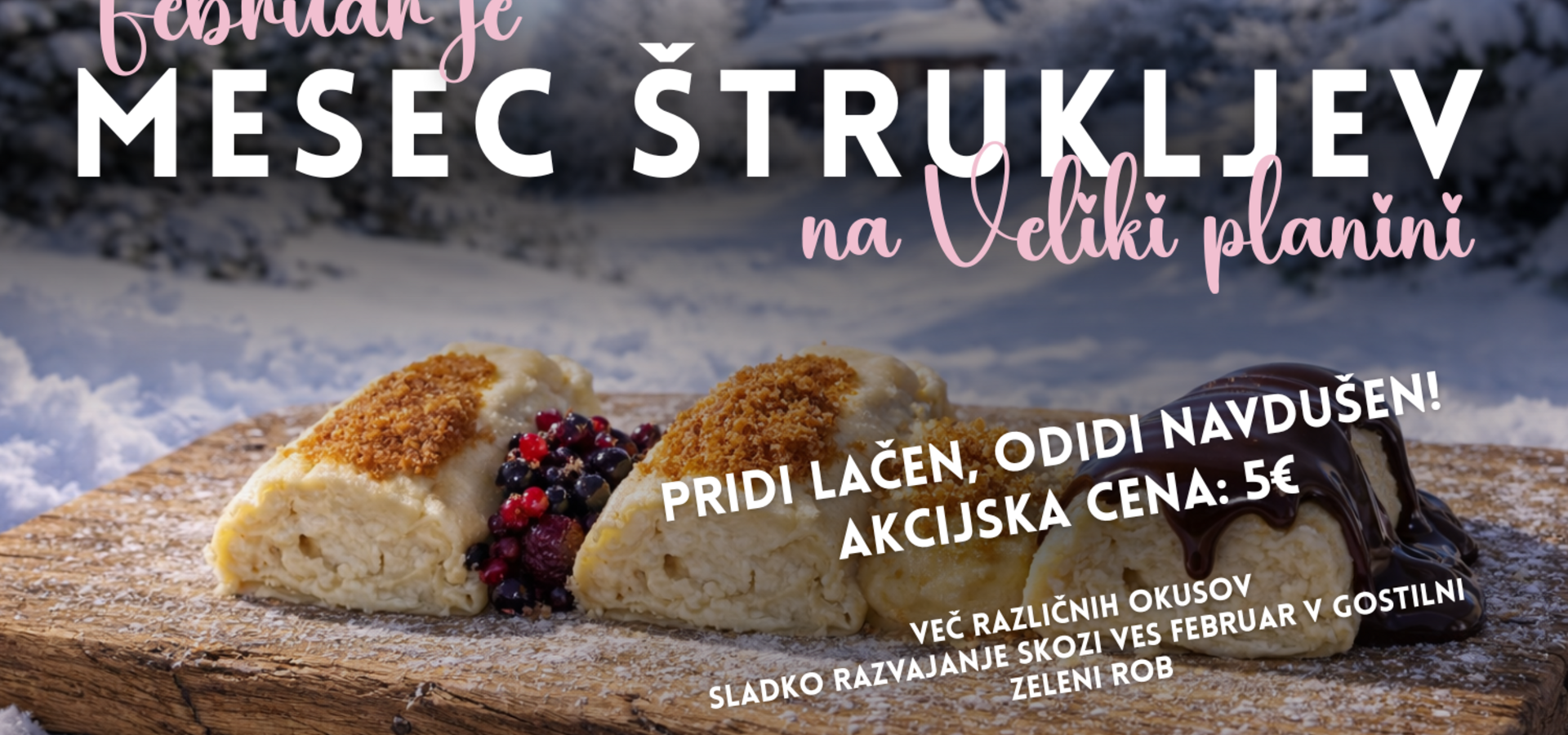 Mesec štrukljev na Veliki planini