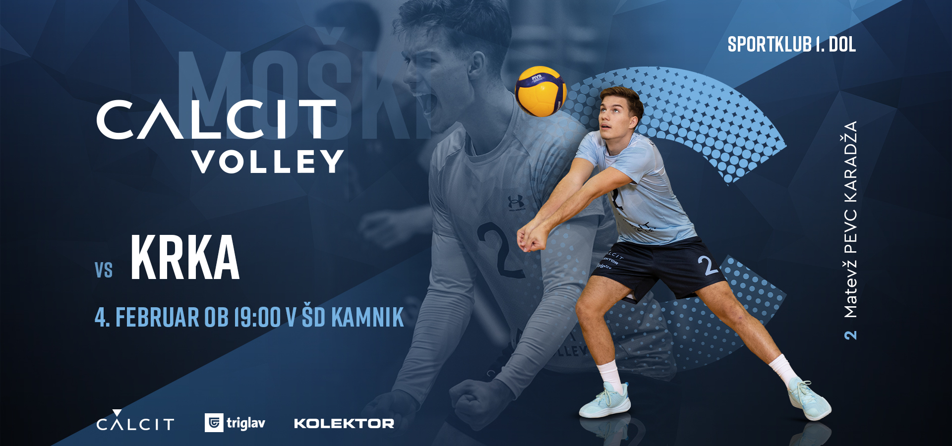 Calcit Volley (m) vs Krka Novo mesto