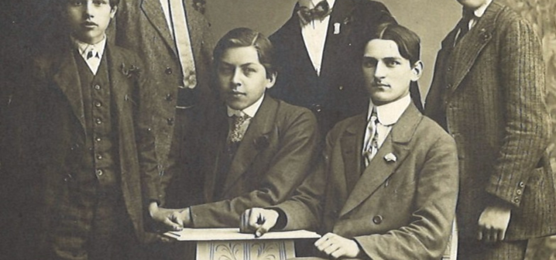 Odprtje razstave Savinja bo naš sveti škapulir, Maister v Celju 1913–1914.