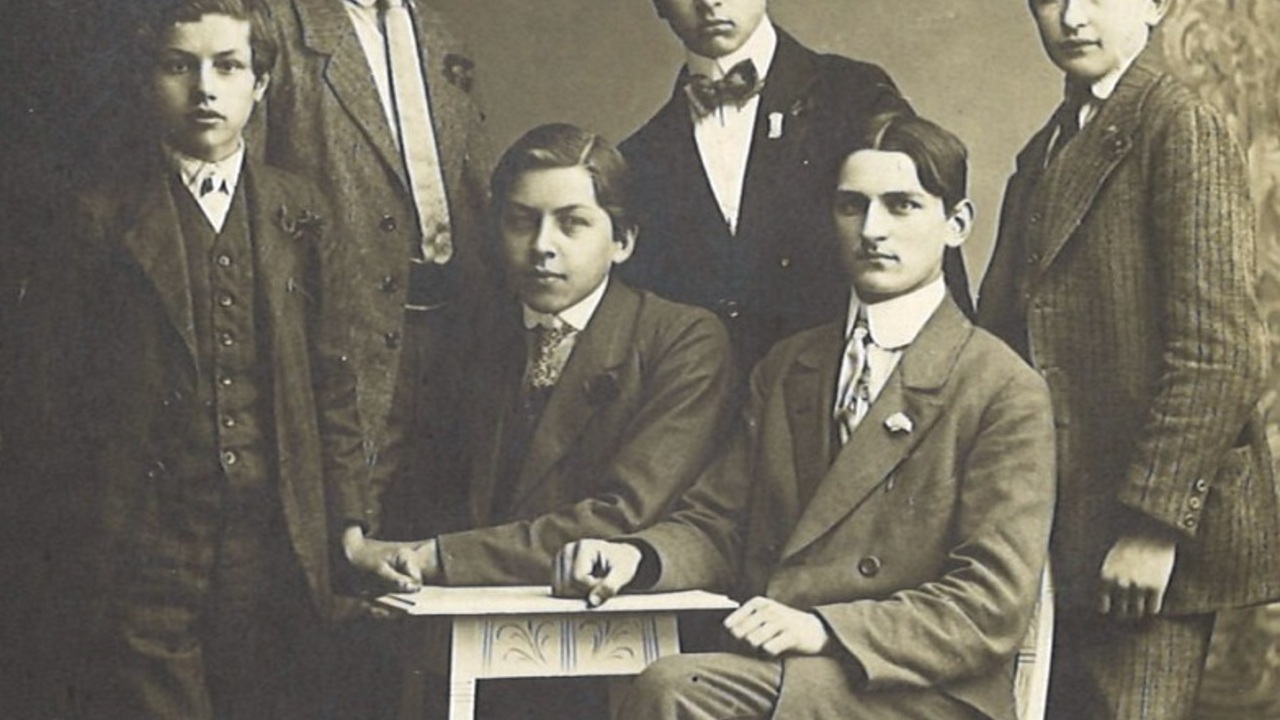 Odprtje razstave Savinja bo naš sveti škapulir, Maister v Celju 1913–1914.