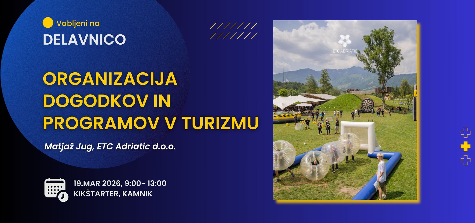 Organizacija dogodkov in programov v turizmu