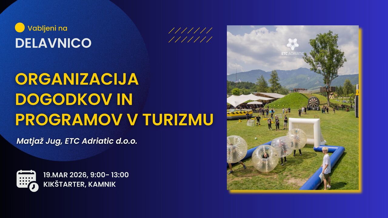 Organizacija dogodkov in programov v turizmu