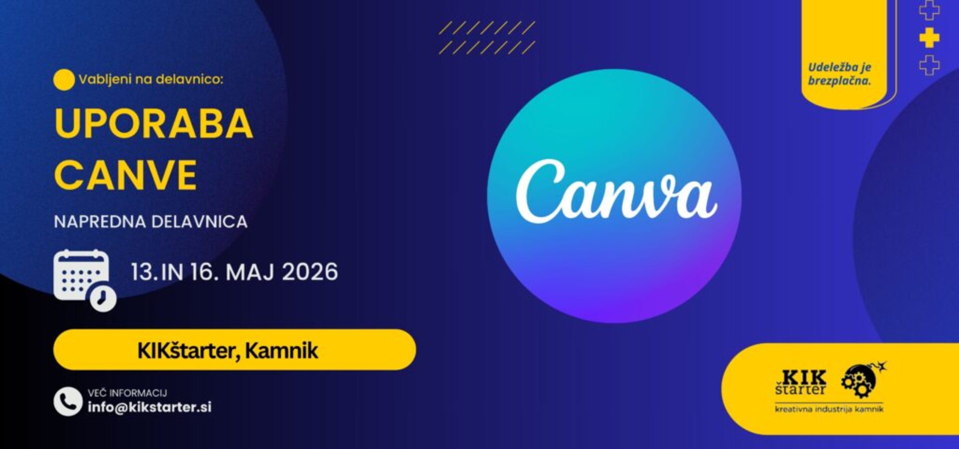 Delavnica: Napredna uporaba Canve