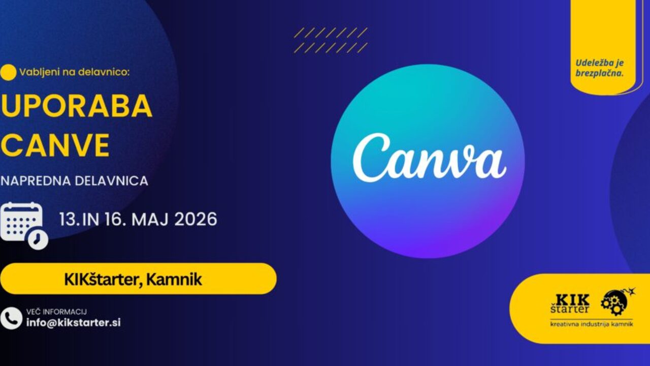Delavnica: Napredna uporaba Canve
