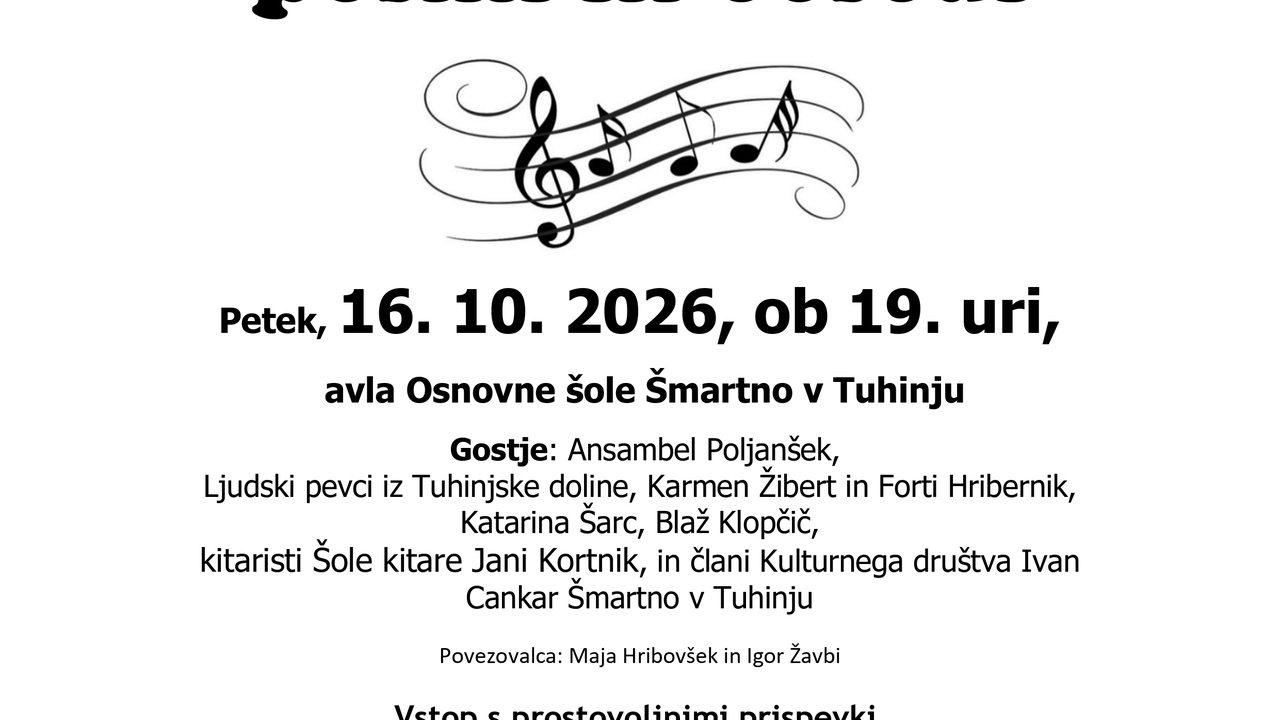 Tuhinjska dolina v pesmi in besedi